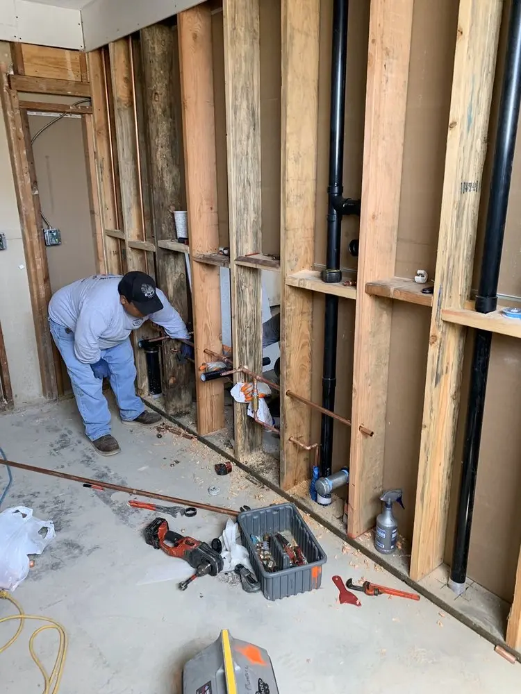 Commercial rough-in plumbing for Gas Line Repair in Klines Mill